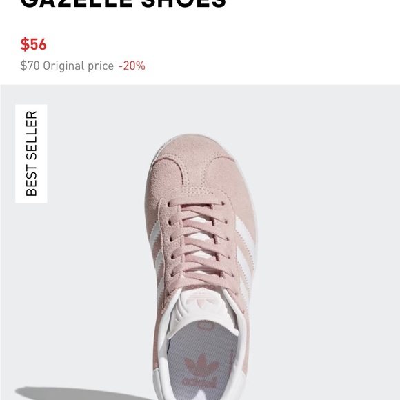 Pink adidas gazelle - Picture 3 of 11